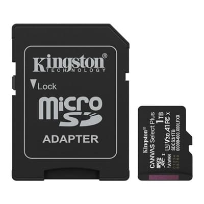 Kingston SDCS3/1TB microSD XC Gen3 150MB/s 1