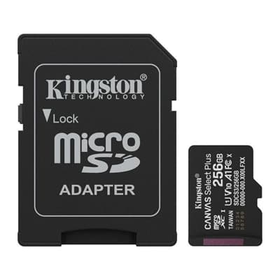 Kingston SDCS3/256GB microSDXC Gen3 150MB/s A1