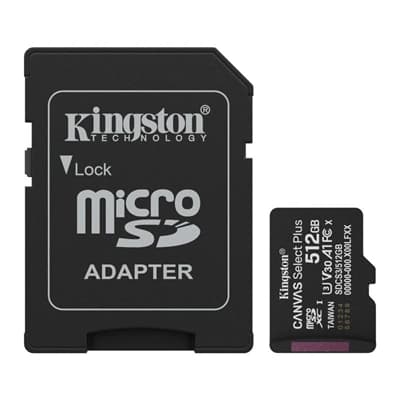 Kingston SDCS3/512GB microSDXC Gen3 150MB/s A1
