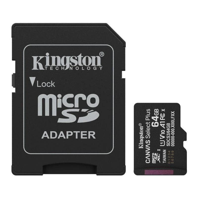 Kingston SDCS3 / 64 GB microSDXC Gen3 100 MB / s A1