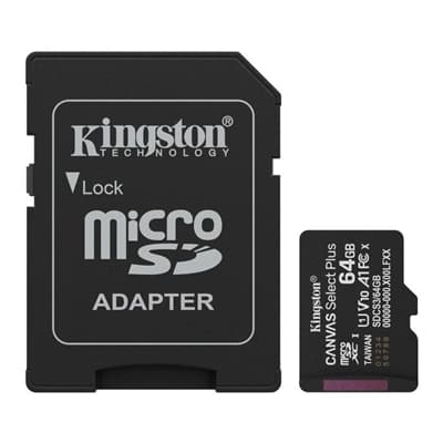 Kingston SDCS3/64GB microSDXC Gen3 100MB/s A1