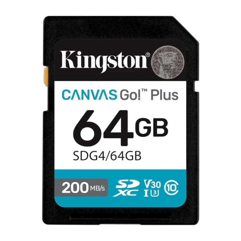 Kingston Canvas Go! Plus 4 SD 64 GB class 10 U3 V30