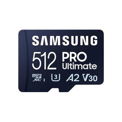 Samsung MicroSDHC PRO Ultimate 512GB U3,V30,A2,4K