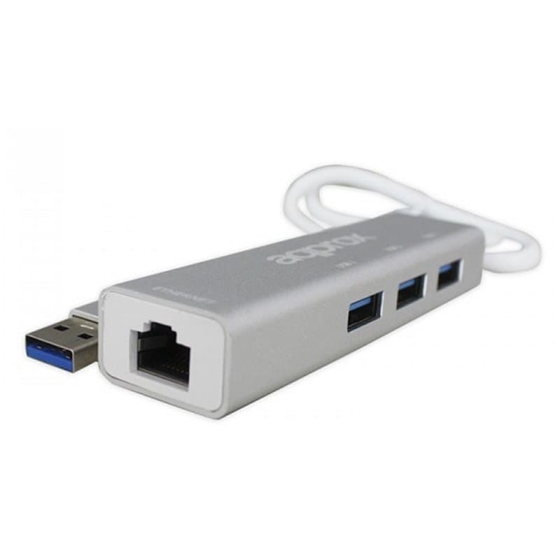 approx APPC07GHUB Adaptador USB 3.0 Gigabit + HUB - 2