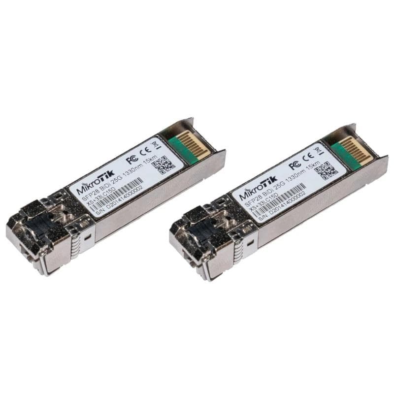 MikroTik XS+2733LC15D Modulo 1.25 / 10 / 25 GB 15Km