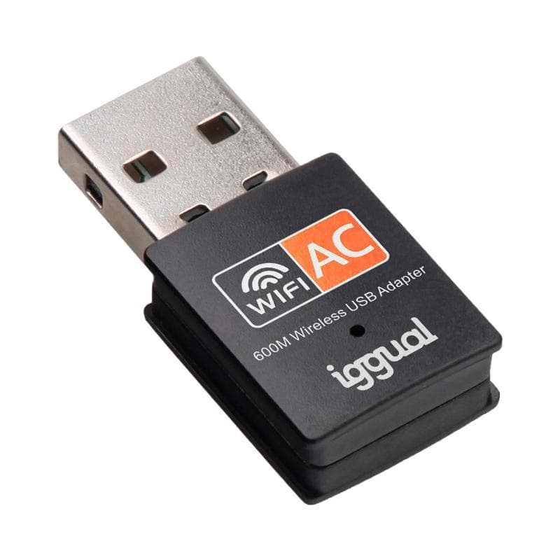 iggual Adaptador USB Wifi 600 Mbps dual 2.4 g / 5 g