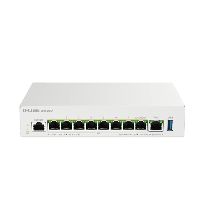 D-Link DBR-600-P Router PoE 9x2.5 g 120 W