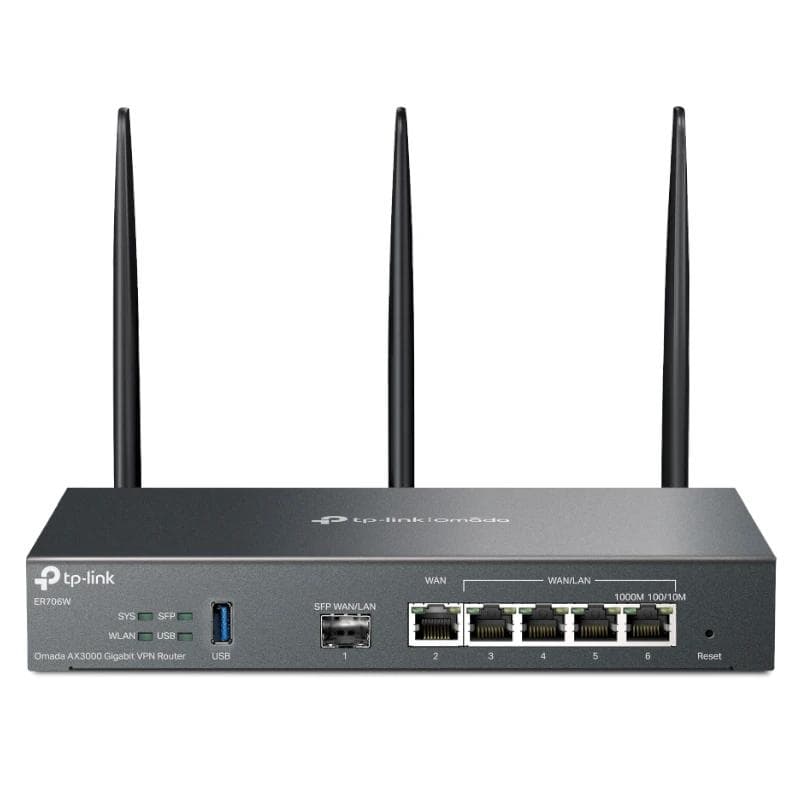 TP-Link ER706 W Router WiFi6 Omada AX3000 Doble Ban