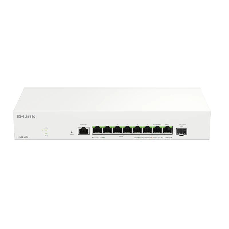 D-Link DBR-700 Router 7x2.5 g 1X2.5 WAN 1x2.5 SFP