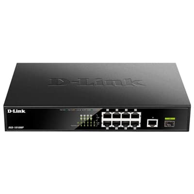 D-Link DGS-1010MP/E Switch 8xG PoE 1xG Up 1xG SFP
