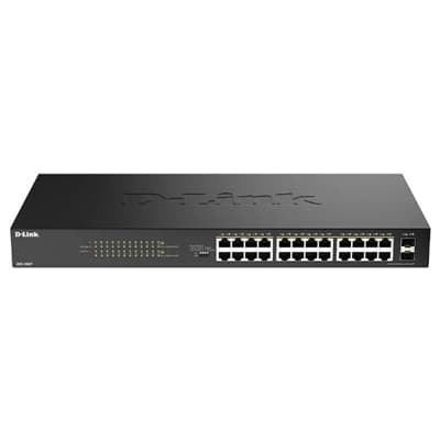 D-Link DGS-1026P/E Switch 24xGbE PoE+ 2xSFP
