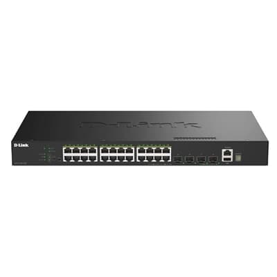 D-Link DGS-1530-28P/E Switch 24xGB PoE 4xSFP+ 370W