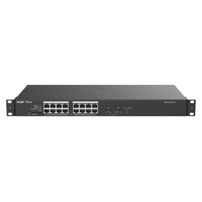 Reyee 16-Port 1000Mbps + 2 Gigabit SFP Ports, 16 o