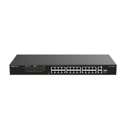 Reyee 24-Port 100Mbps + 1 Uplink Port 1000Mbps + 1
