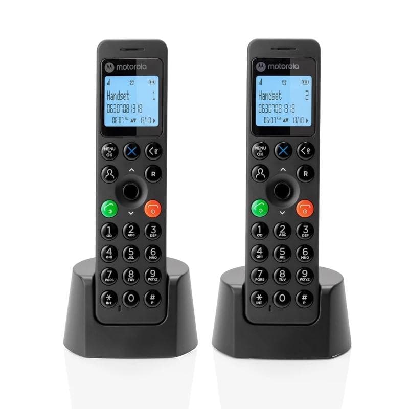 MOTOROLA DOT202 telfono DECT DUO Negro