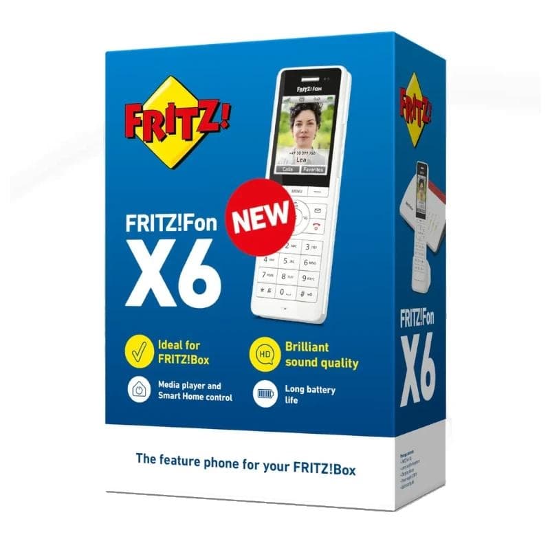 FRITZ!Fon X6 Tel�fono Inal�mbrico Blanco 300 m