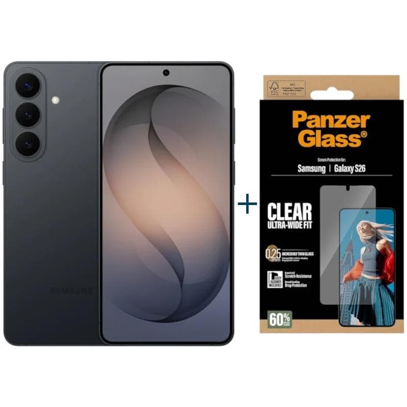Samsung Galaxy S26 256 GB 5 g Black + Prot Panzer
