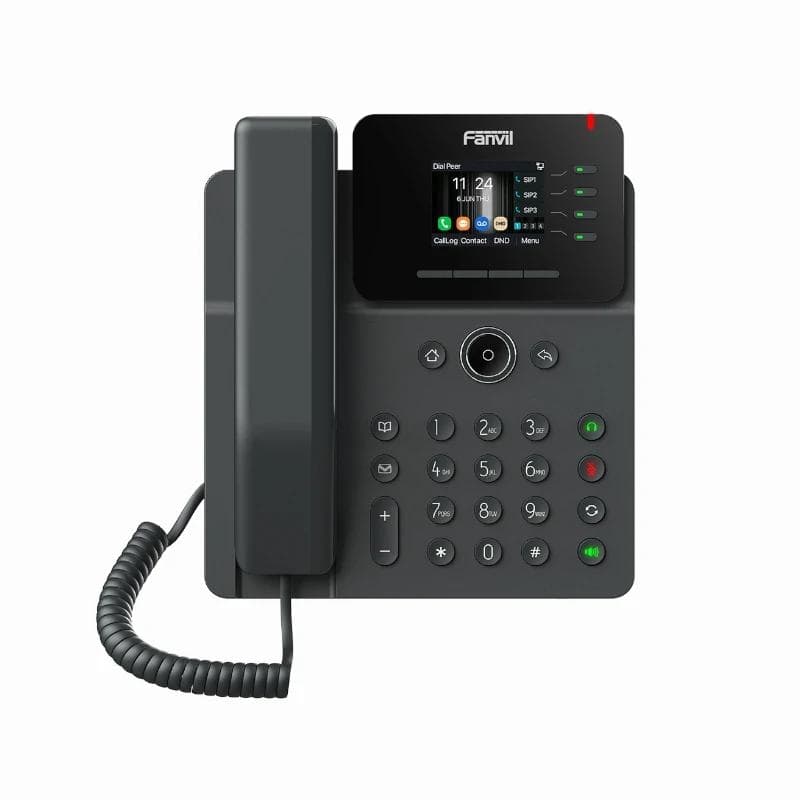 Fanvil V61G 4 lneas SIP Pantalla 2.4" Color PoE 2