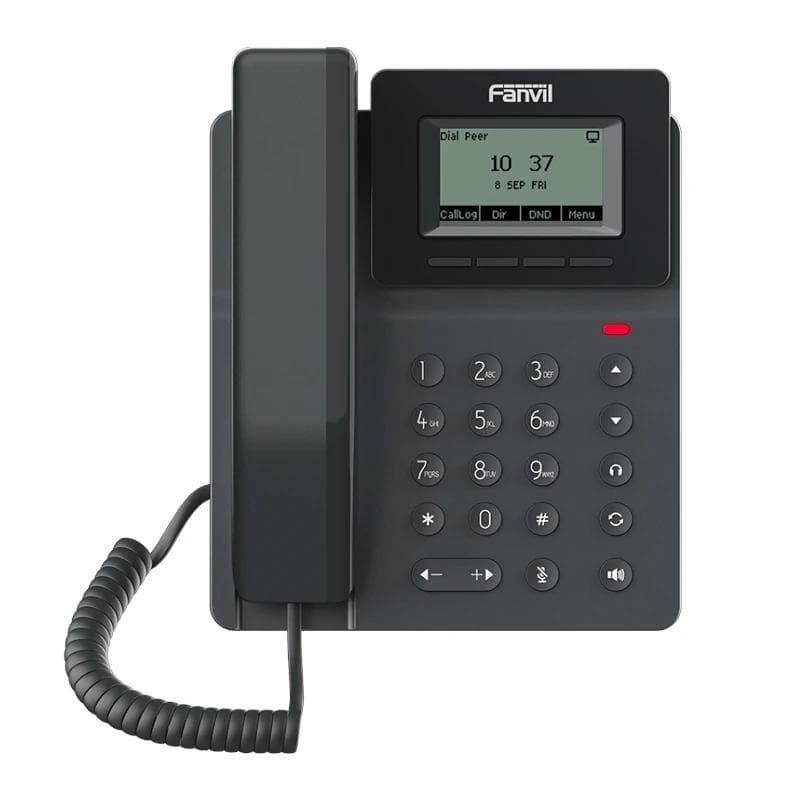 Fanvil V50P 2 lneas SIP Pantalla 2.3" PoE 2x10/10