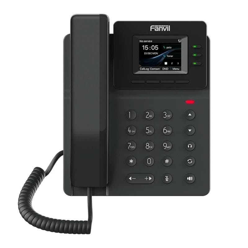 Fanvil V60P 4 lneas SIP Pantalla 2.4" Color PoE 2