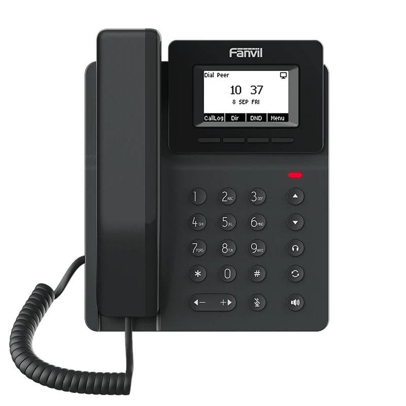 Fanvil V50G 2 lneas SIP 2.3"pantalla PoE 2xGbE