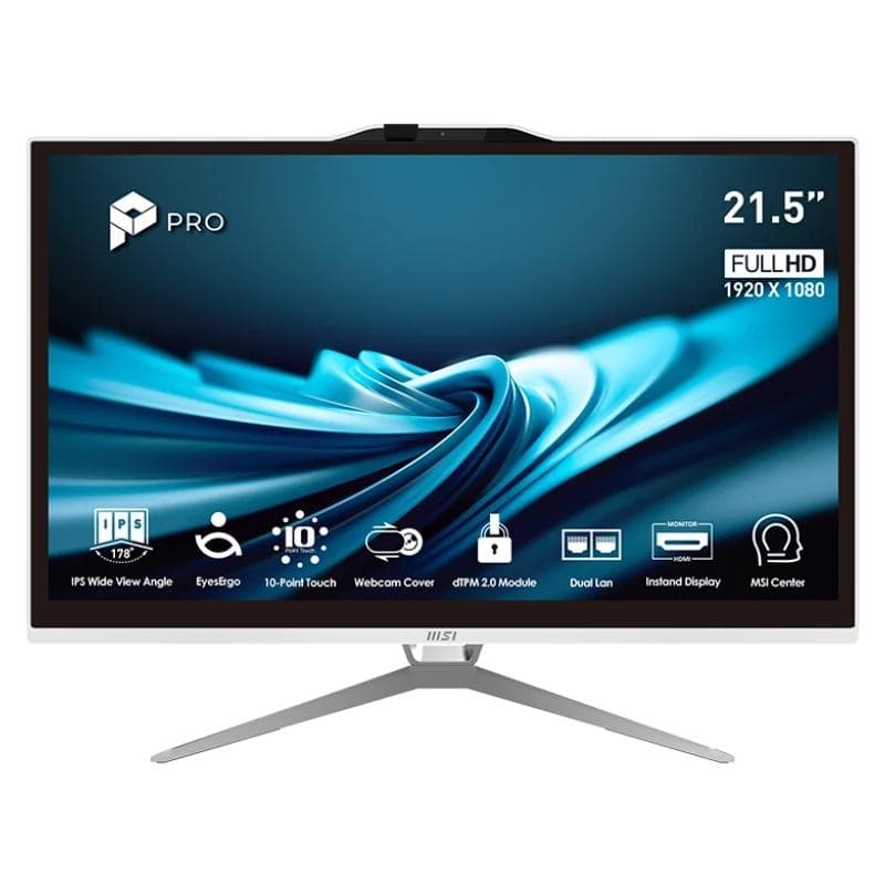 MSI Pro AP222T-641EU G7400 8 GB 128 W11P 22" tac.B
