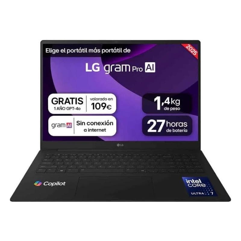 LG 16Z90TP-K.AD88B U7-255H 32 GB 1 TB W11H 16" OLED