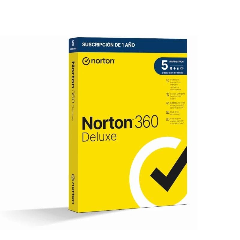 NORTON 360 Deluxe 50 GB ES 1us 5 dispositivos 1A