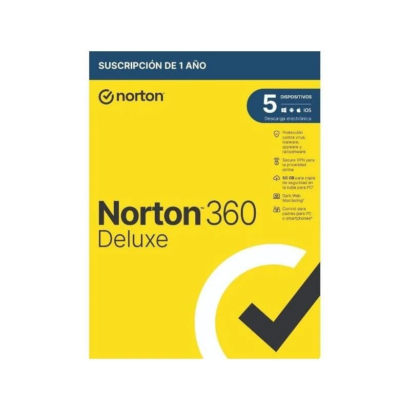 NORTON 360 DELUXE 50 GB ES 1L / 1A ESD