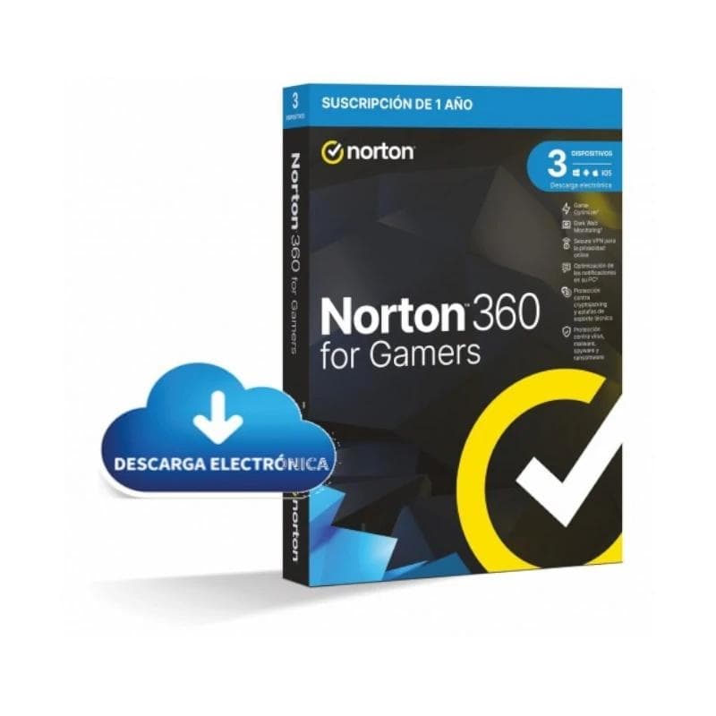 NORTON 360 FOR GAMERS 50 GB ES 1U 3L / 1A ESD