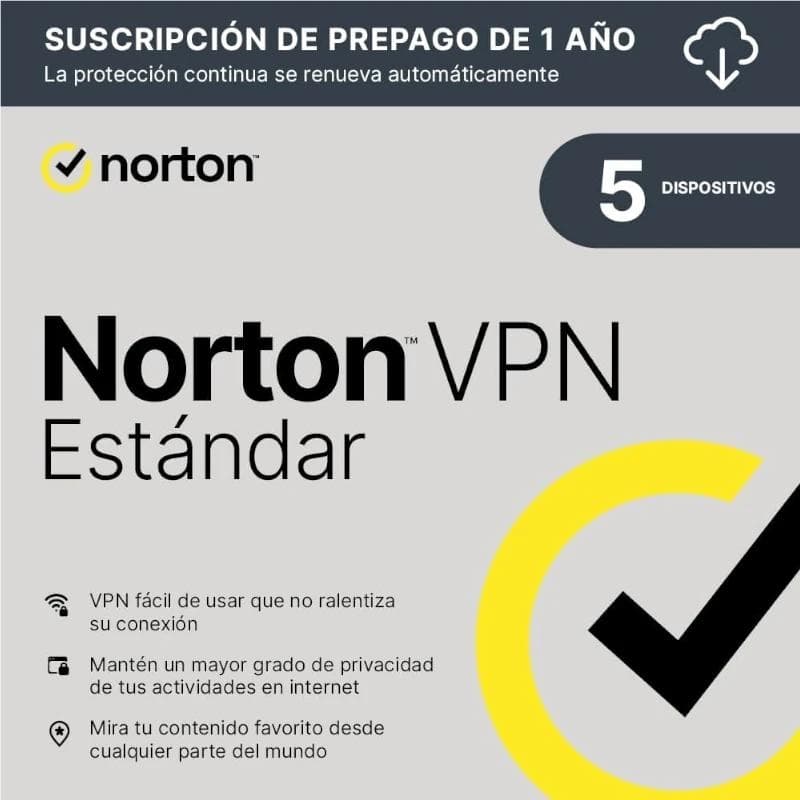 Norton VPN standard 5L / 1A