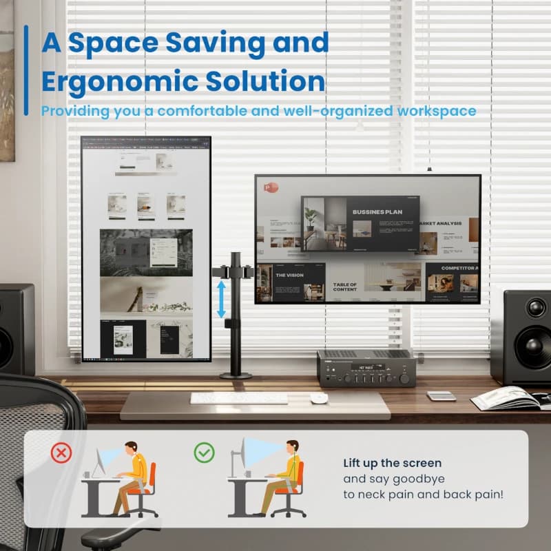 EWENT EW1510 soporte mesa1 monitor 13-34" - 3