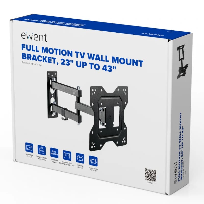 EWENT EW1522 Soporte pared TV ext 3 pivot,23 - 42" - 3