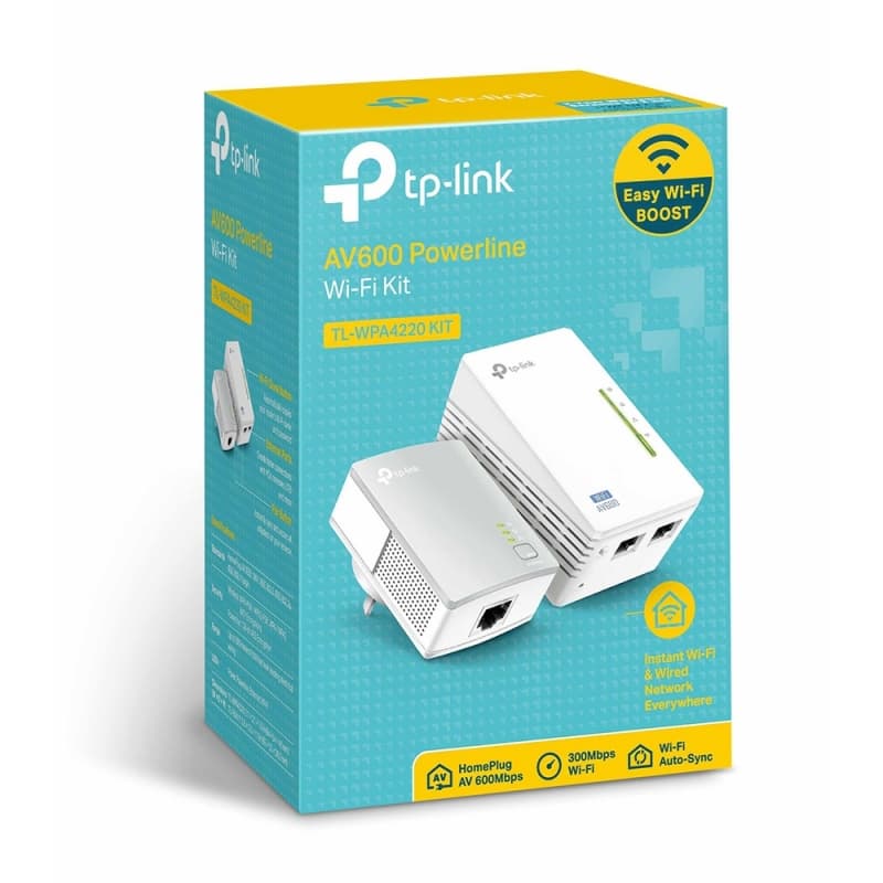 TP-LINK TL-WPA4220 KIT Powerline Extensor AV600 - 3
