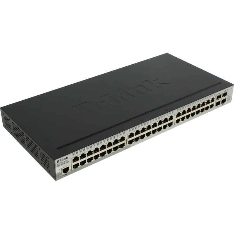 D-Link DGS-1510-52X/E Switch L2 48xGb 4x10Gb SFP+ - 2