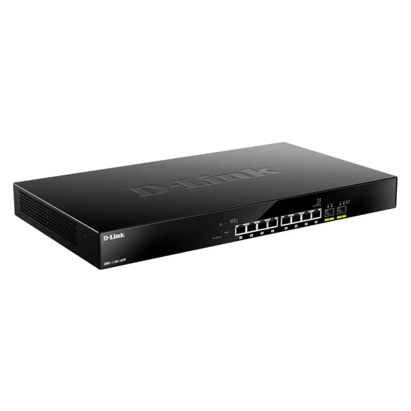 D-Link DMS-1100-10TP Switch 8x2.5GbE PoE 2xSFP+ - 2