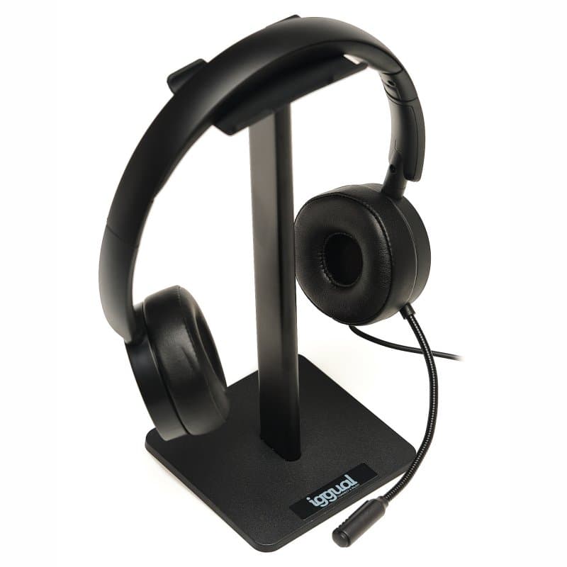 iggual Kit auriculares Dual Tech + soporte SA22 - 3