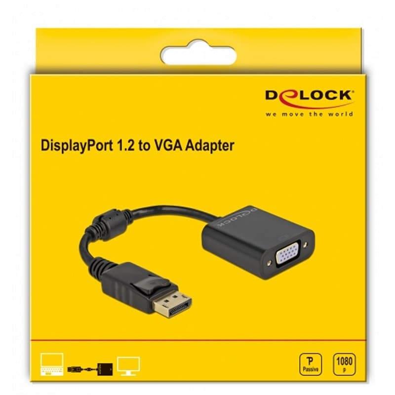 Delock Adaptador Displayport 1.2 macho a VGA15 pin - 2