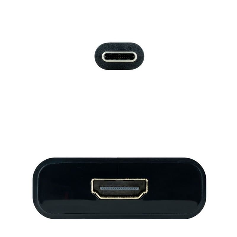 Nanocable Conversor USB-C/M a HDMI/H Negro 15cm - 3