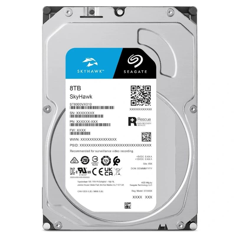 Seagate SkyHawk ST8000VX010 8TB 3.5" SATA3 - 4