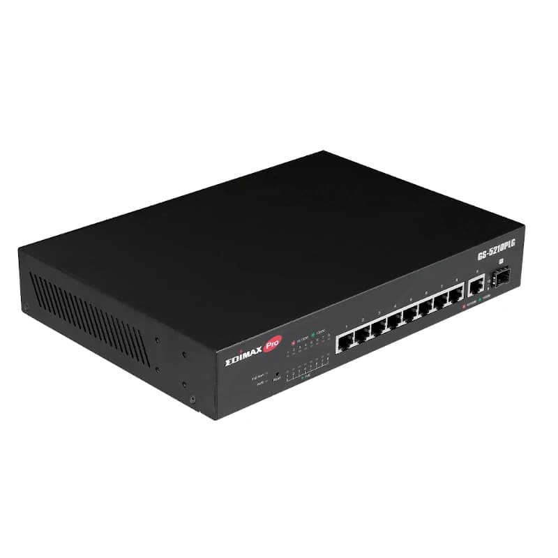 Edimax GS-5210PLG Switch 10xGbE LR PoE+ (1xSFP) - 2