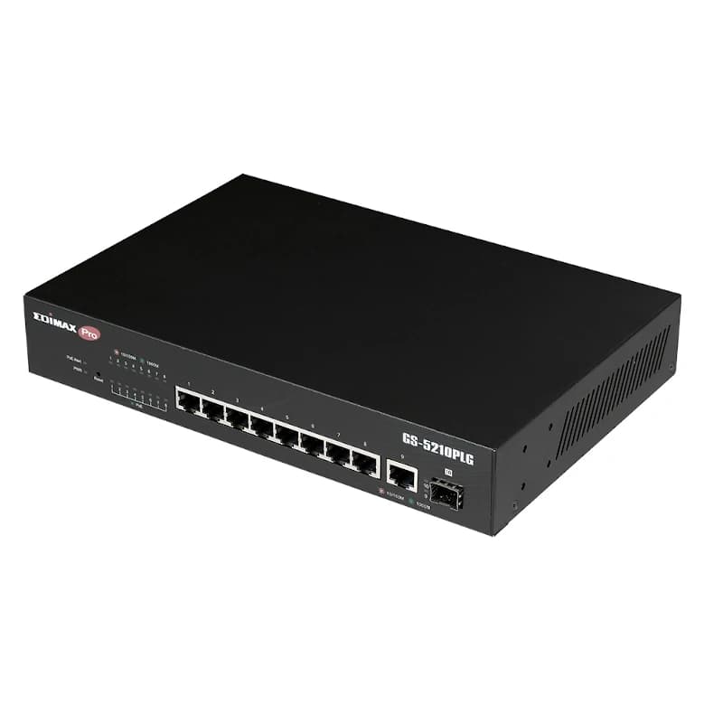 Edimax GS-5210PLG Switch 10xGbE LR PoE+ (1xSFP) - 3