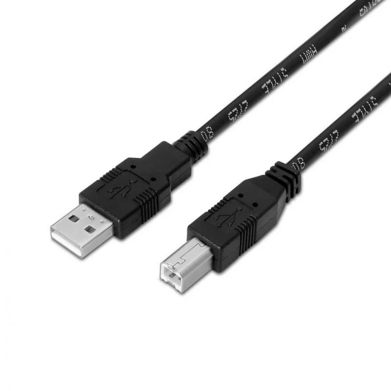 Aisens Cable USB 2.0 Tipo A/M-B/M 3.0m - 2
