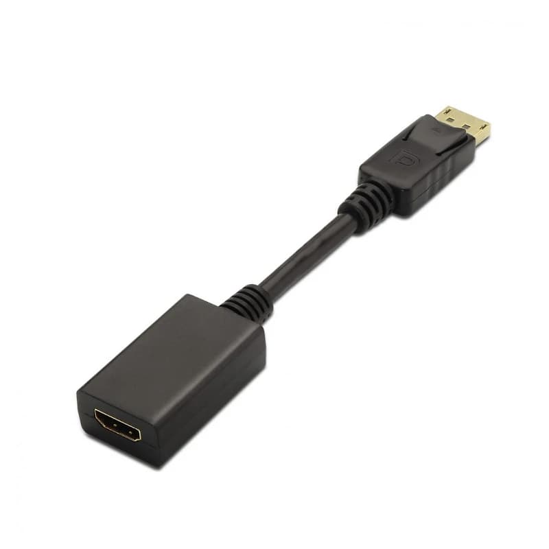 Aisens Conversor DISPLAYPORT/M-HDMI A/H negro 15cm - 2