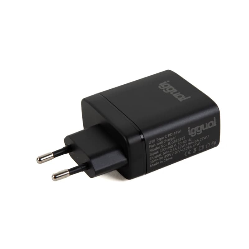 iggual Cargador rápido USB PD tipo C 45W GaN - 3