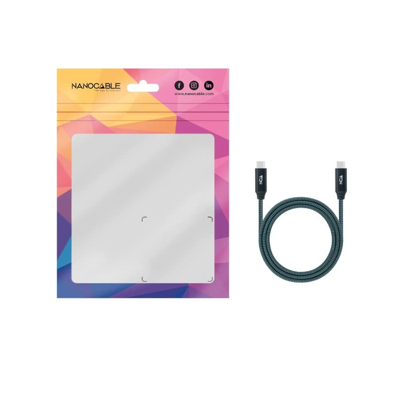 Nanocable Cable USB 3.2 Gen2x2 100W 4K USB-C 1m - 4