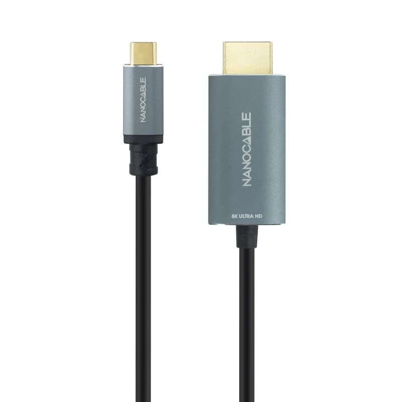 Nanocable Conversor USB-C a HDMI 2.1 8K@60HZ 1.8m - 2