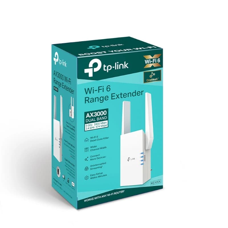 TP-Link RE705X Range Extender WiFi6 AX3000 - 4