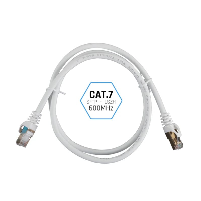 iggual Latiguillo CAT7 SFTP LSZH 5 metros blanco - 2