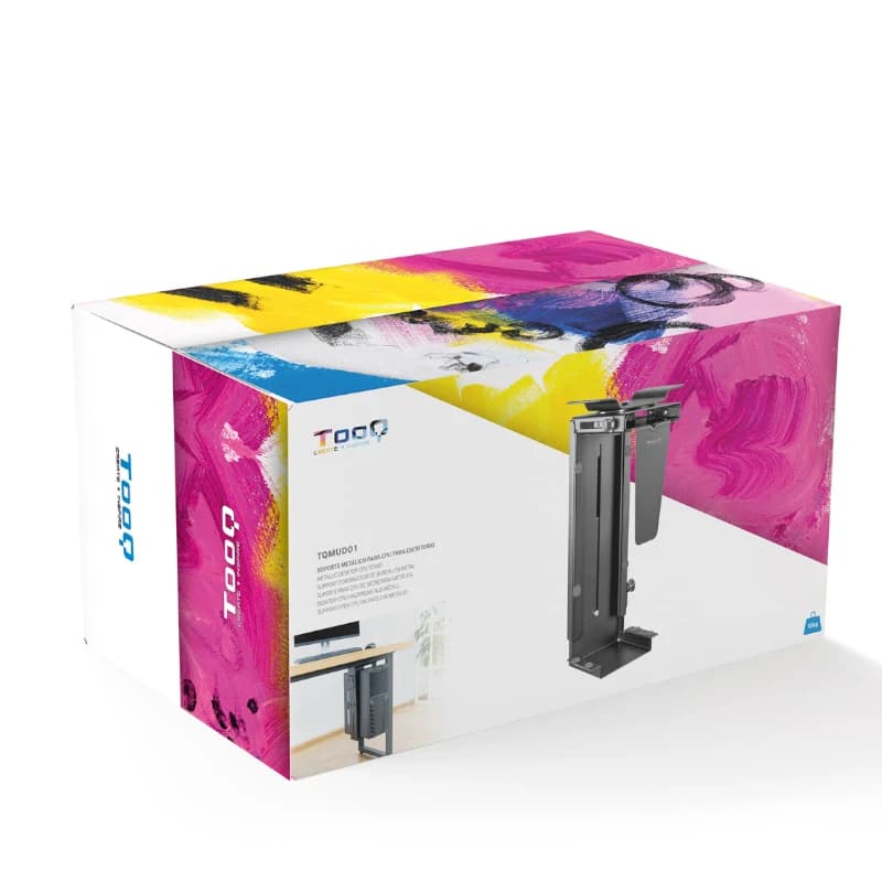 Tooq TQMUD01 Soporte CPU escritorio/pared Negro - 4
